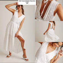 Load image into Gallery viewer, Kyle Textured Broderie Wrap Dress
