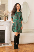 Load image into Gallery viewer, Floral Print Tunic Dress
