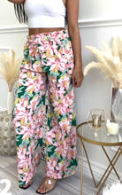 Load image into Gallery viewer, Floral Palazzo Wide Leg Trousers

